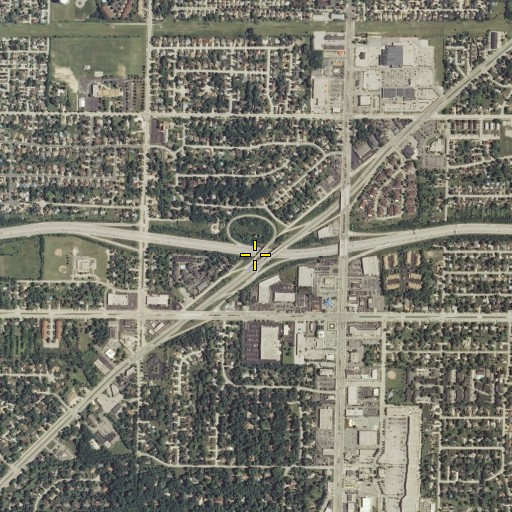 Aerial/Satellite Image of Greenfield, WI