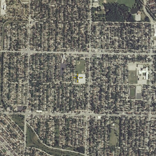 Aerial/Satellite Image of Hampton Elementary School, WI