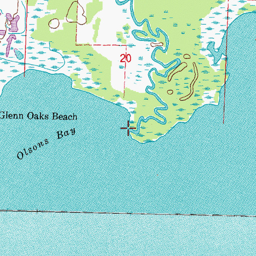 Topographic Map of Koshkonong Creek, WI