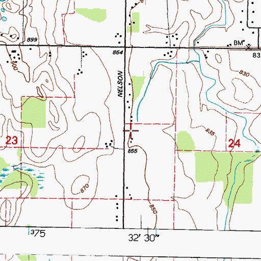Topographic Map of Longfellow School, WI