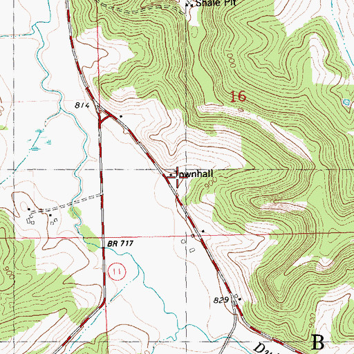 Topographic Map of Lower Dutch Creek School, WI