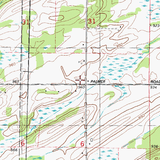 Topographic Map of McKinley School (historical), WI