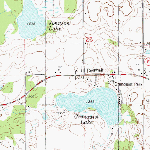 Topographic Map of McKinley School, WI