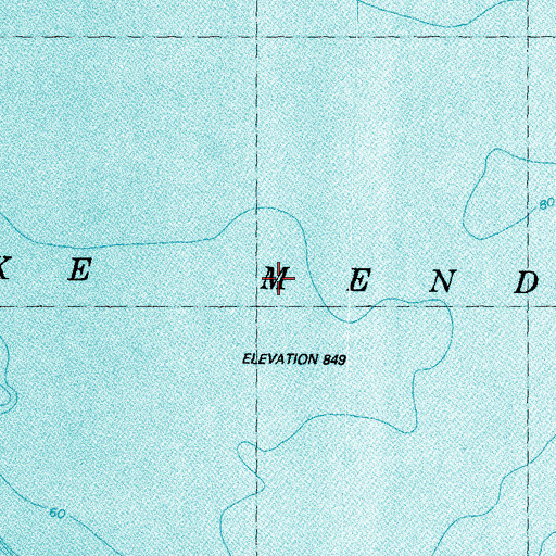 Topographic Map of Lake Mendota, WI