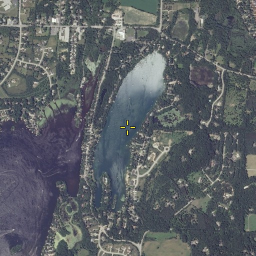 Aerial/Satellite Image of Moose Lake, WI