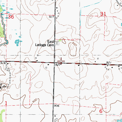 Topographic Map of Morse School (historical), WI