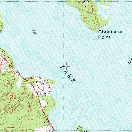 Topographic Map of Nobleton, WI