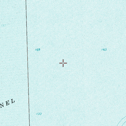 Topographic Map of North Channel, WI