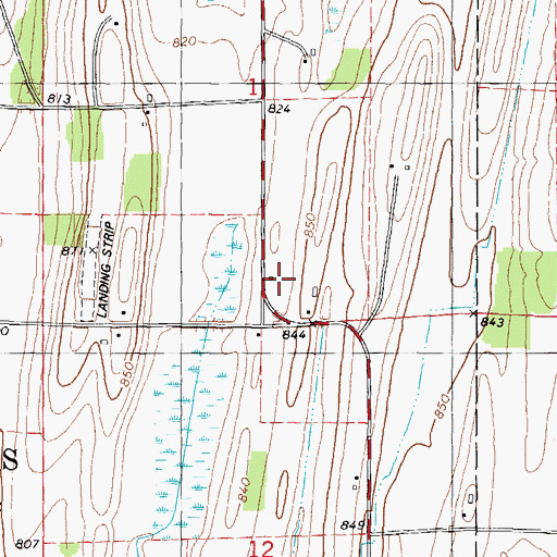 Topographic Map of North Star School (historical), WI