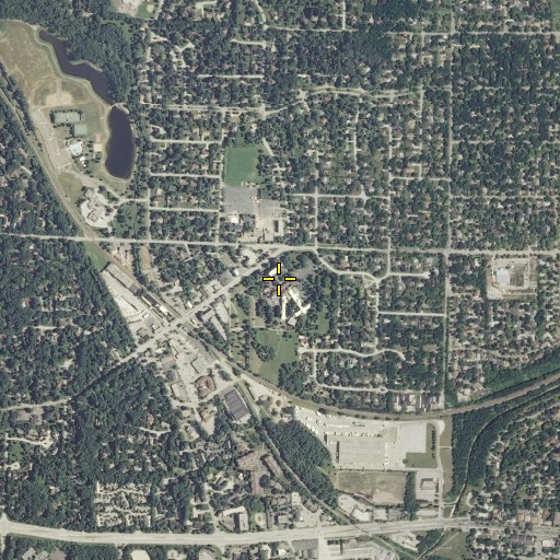 Aerial/Satellite Image of Notre Dame Convent, WI