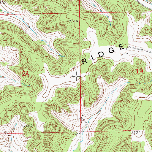 Topographic Map of Oak Ridge, WI