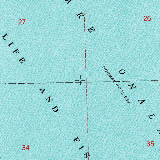 Topographic Map of Lake Onalaska, WI