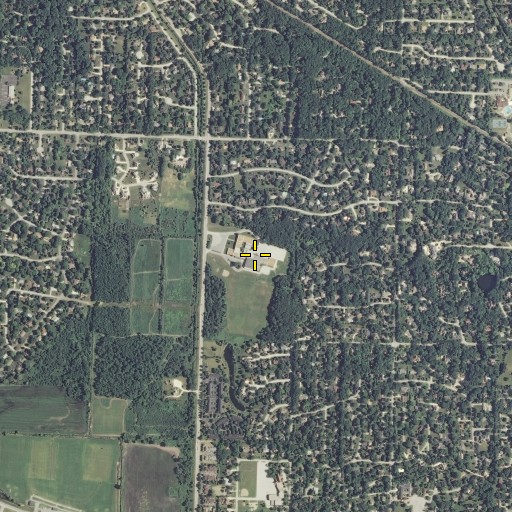 Aerial/Satellite Image of Pilgrim Park Middle School, WI