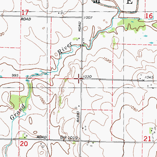Topographic Map of Pleasant View School (historical), WI