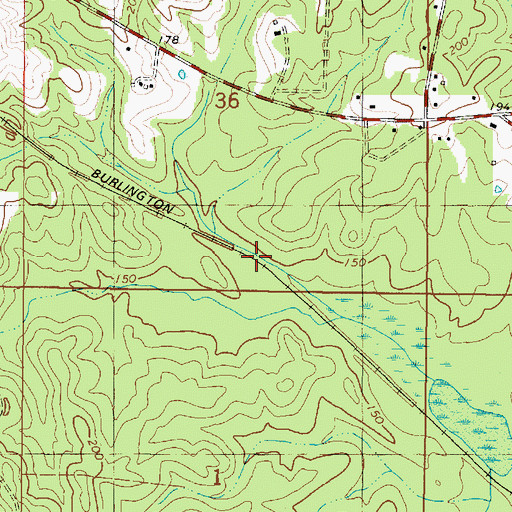 Topographic Map of Uniform, AL