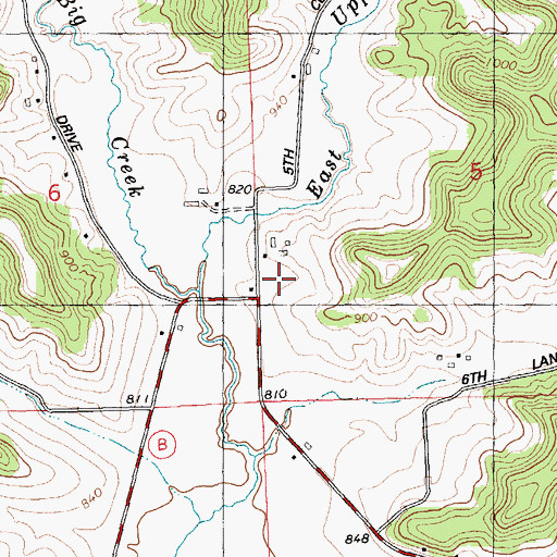 Topographic Map of Progressive School, WI