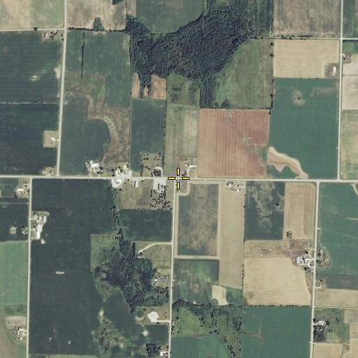 Aerial/Satellite Image of Rosiere, WI