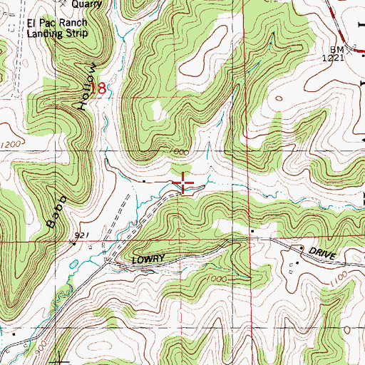 Topographic Map of Sabin Pond, WI