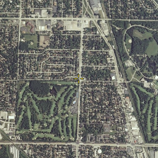 Aerial/Satellite Image of Saint Michaels Cemetery, WI