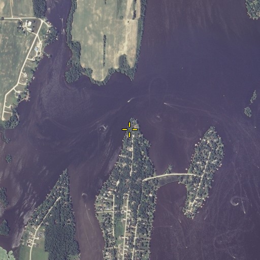 Aerial/Satellite Image of Sam Point, WI