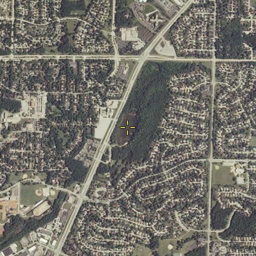 Aerial/Satellite Image of Scout Lake, WI