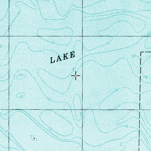 Topographic Map of Shawano Lake, WI