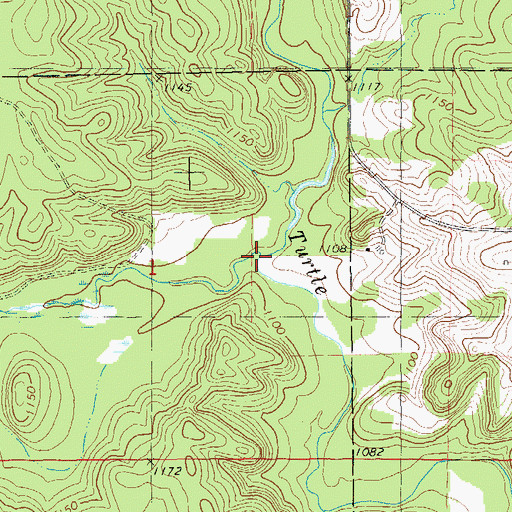 Topographic Map of Silver Creek, WI