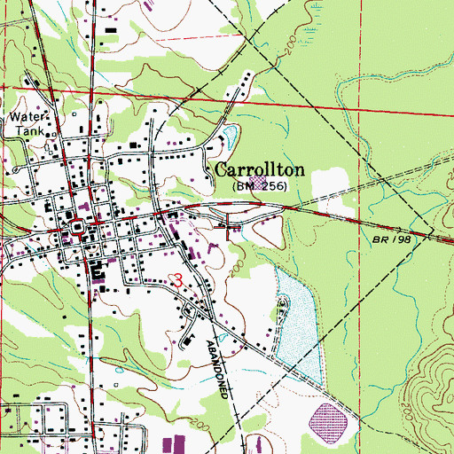 Topographic Map of Infant Baptist Church, AL