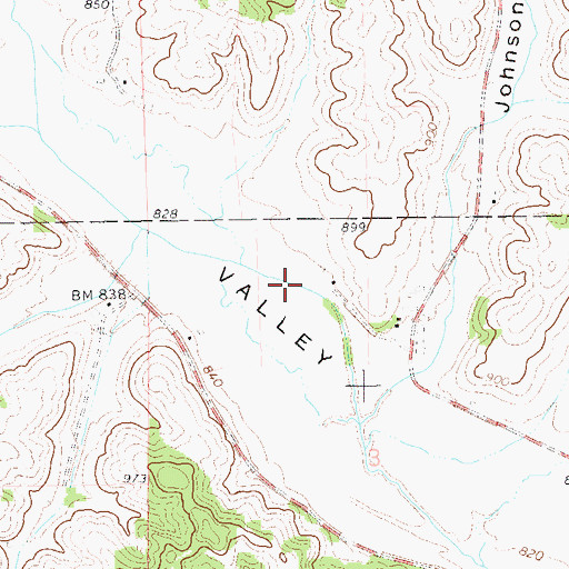 Topographic Map of Sport Valley Creek, WI
