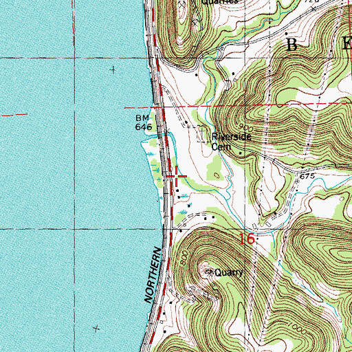 Topographic Map of Spring Coulee, WI