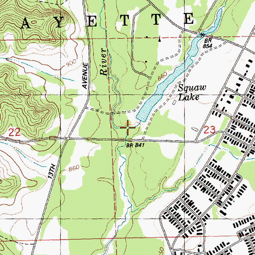 Topographic Map of Suukjak Sep Creek, WI