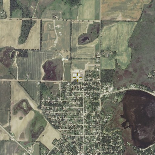Aerial/Satellite Image of Star Center Elementary School, WI