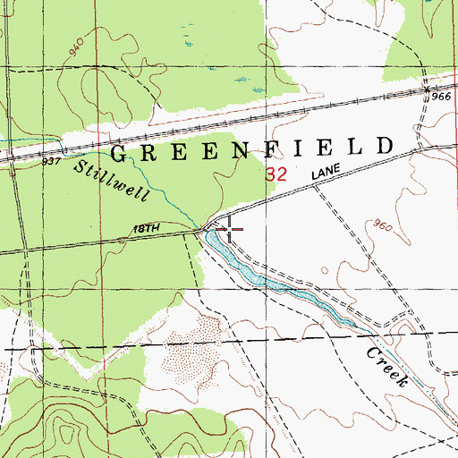 Topographic Map of Stillwell Dam, WI