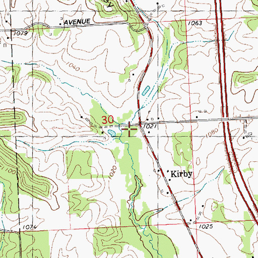 Topographic Map of Summit Valley, WI