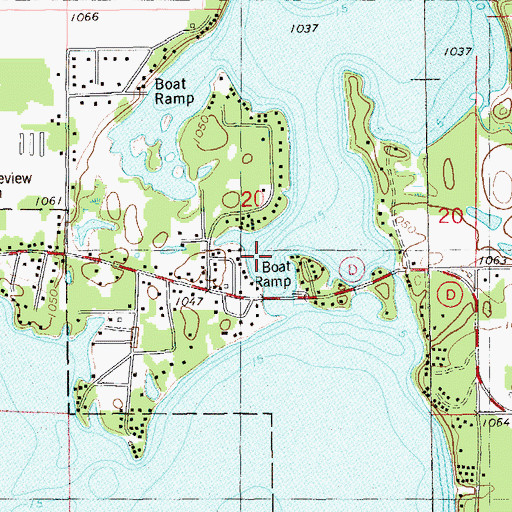 Topographic Map of The Narrows, WI