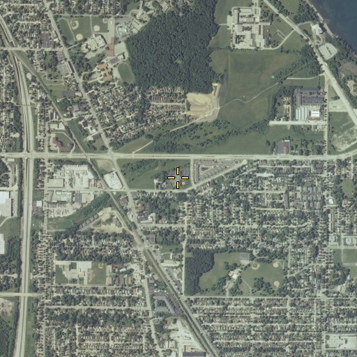 Aerial/Satellite Image of Thompson School, WI