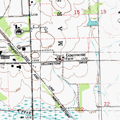 Topographic Map of University of Wisconsin, WI