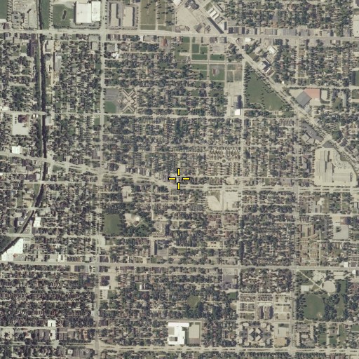 Aerial/Satellite Image of Walnut Street School, WI