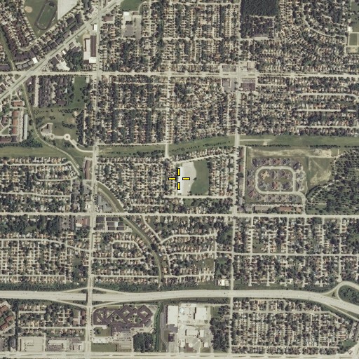 Aerial/Satellite Image of Whitman Elementary School, WI