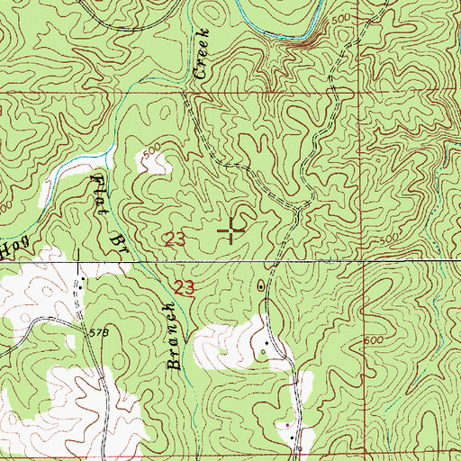 Topographic Map of Maddox Mine, AL