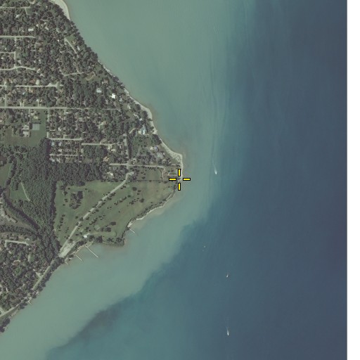 Aerial/Satellite Image of Wind Point, WI