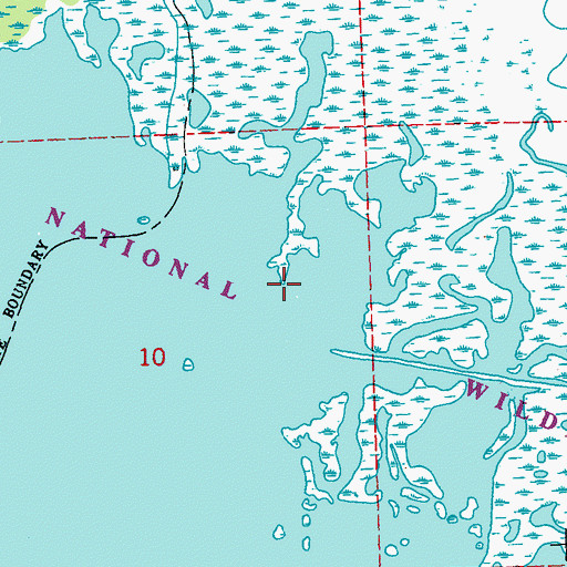 Topographic Map of Trempealeau National Wildlife Refuge, WI