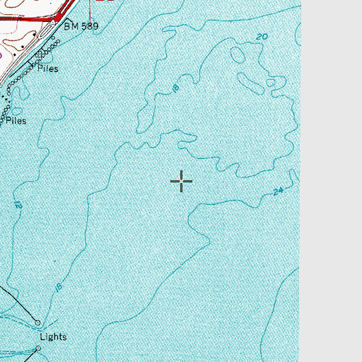Topographic Map of Maritime Bay, WI