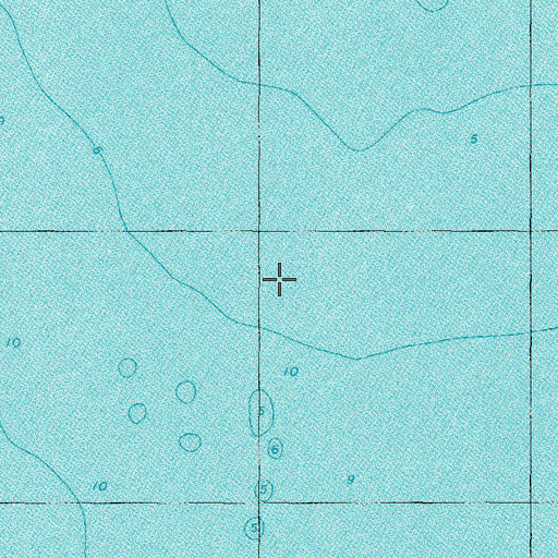 Topographic Map of Frying Pan Shoal, WI