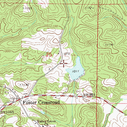 Topographic Map of Jones Prospect, AL