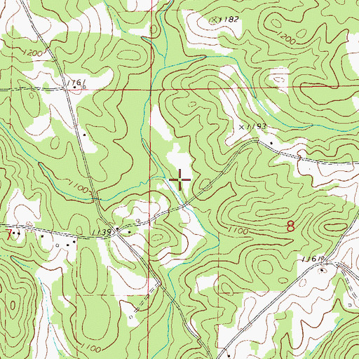Topographic Map of Consolidated Number Three Mine, AL