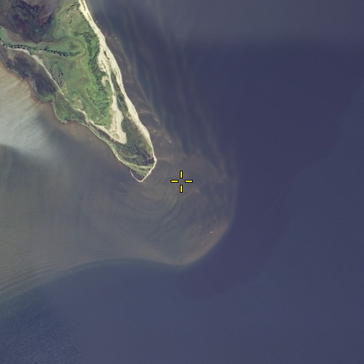 Aerial/Satellite Image of Menekaunee Shoal, WI
