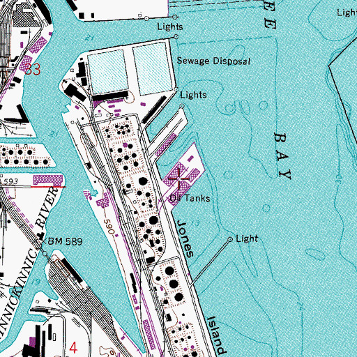 Topographic Map of South Pier Two, WI