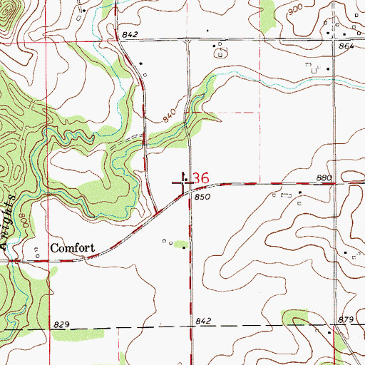 Topographic Map of Howison School (historical), WI