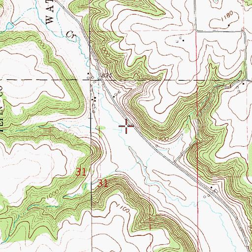 Topographic Map of Sunnybrook School (historical), WI